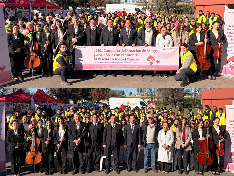 Más de 300 personas donaron sangre en el Hospital Posadas en una jornada solidaria global