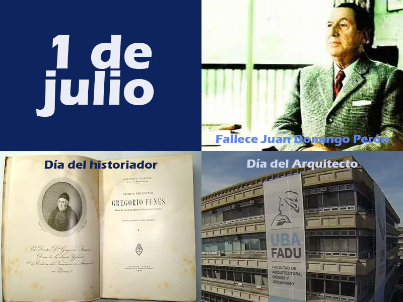 1 de julio: Efemérides